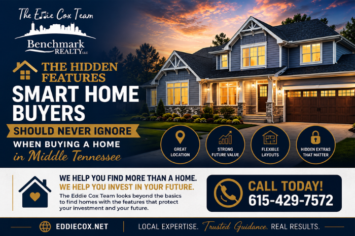The Hidden Features Smart Home Buyers Should Never Ignore When Buying a Home in Middle Tennessee