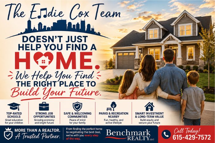 The Eddie Cox Team Doesn’t Just Help You Find a Home. We Help You Find the Right Place to Build Your Future.